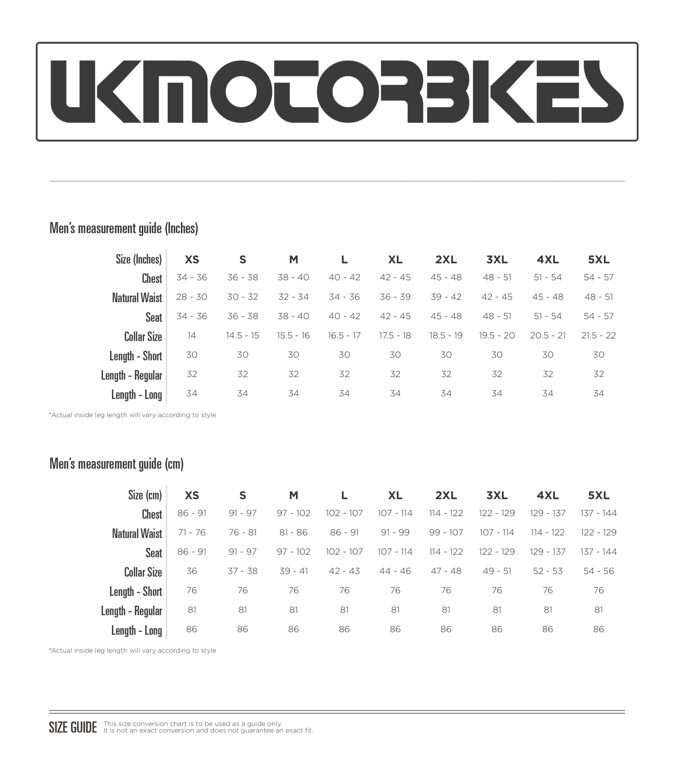 Size Guide