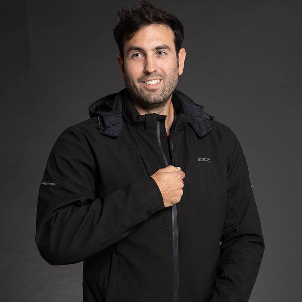 LS2 BOLTON MAN JACKET - BLACK - Image 4