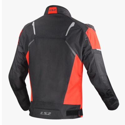 LS2 ZOOM MAN JACKET – BLACK RED