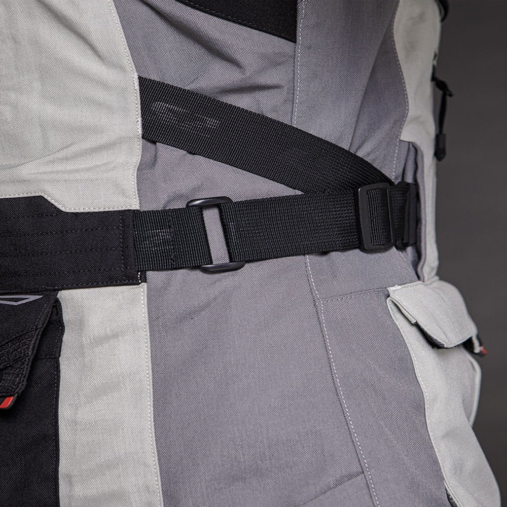 LS2 APOLLO MAN JACKET - GREY BLACK RED - Image 8