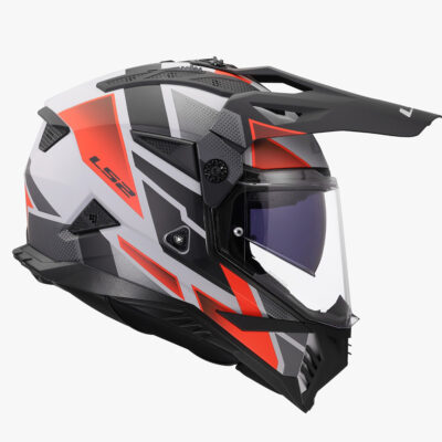 LS2 MX702 PIONEER II HELMET – BLOCK GREY RED