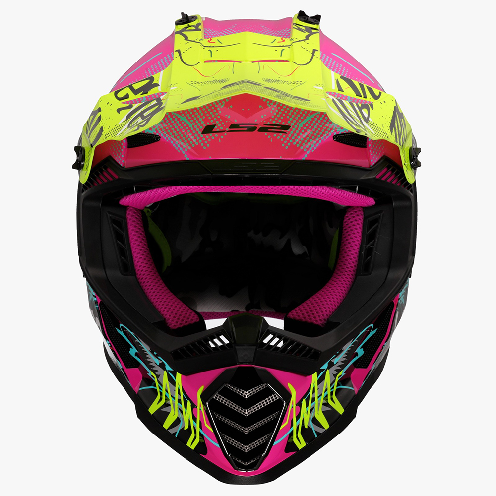 LS2 MX437 FAST II MINI HELMET - GORILLA PURPLE - Image 9
