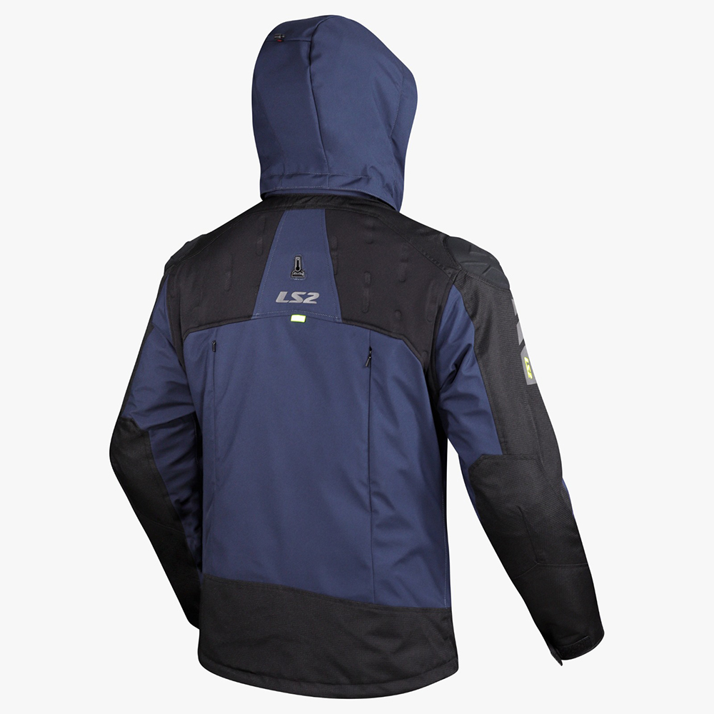 LS2 ZIRCONIUM EVO MAN JACKET - BLUE BLACK YELLOW - Image 5