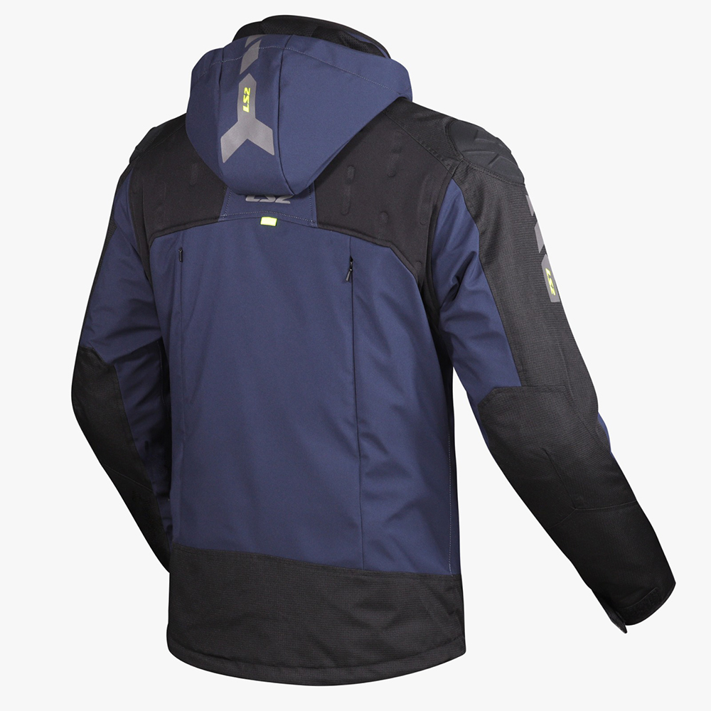 LS2 ZIRCONIUM EVO MAN JACKET - BLUE BLACK YELLOW - Image 3