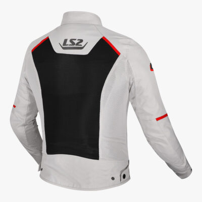 LS2 BREEZE MAN JACKET – GREY BLACK RED
