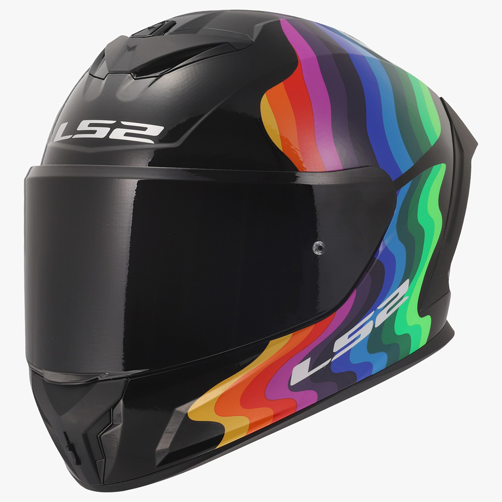 LS2 FF820 RAPID III HELMET - FLOW BLACK MULTI