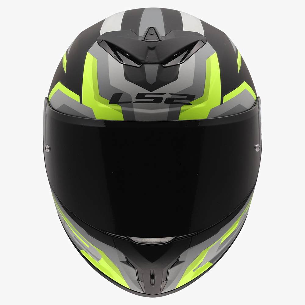 LS2 FF820 RAPID III HELMET - HYPER BLACK YELLOW - Image 5