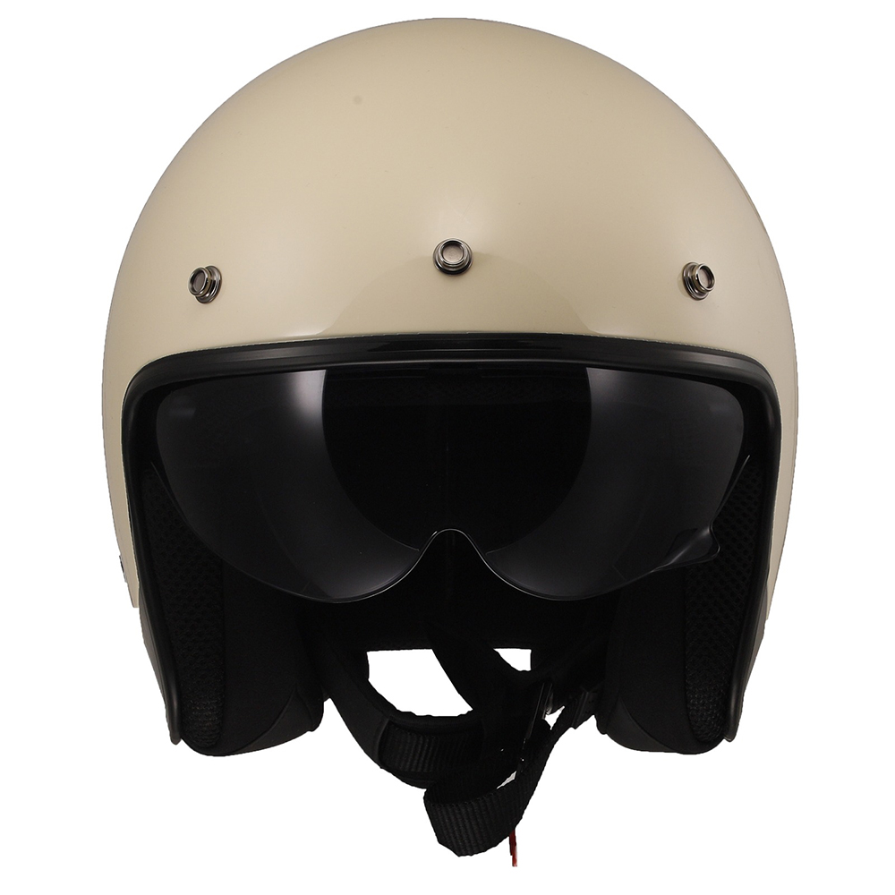 LS2 OF601 BOB II HELMET - GLOSS CREAM - Image 3
