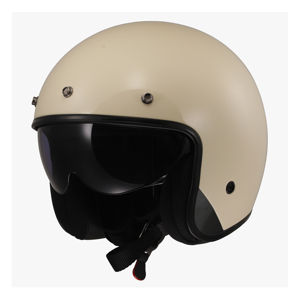 LS2 OF601 BOB II HELMET - GLOSS CREAM