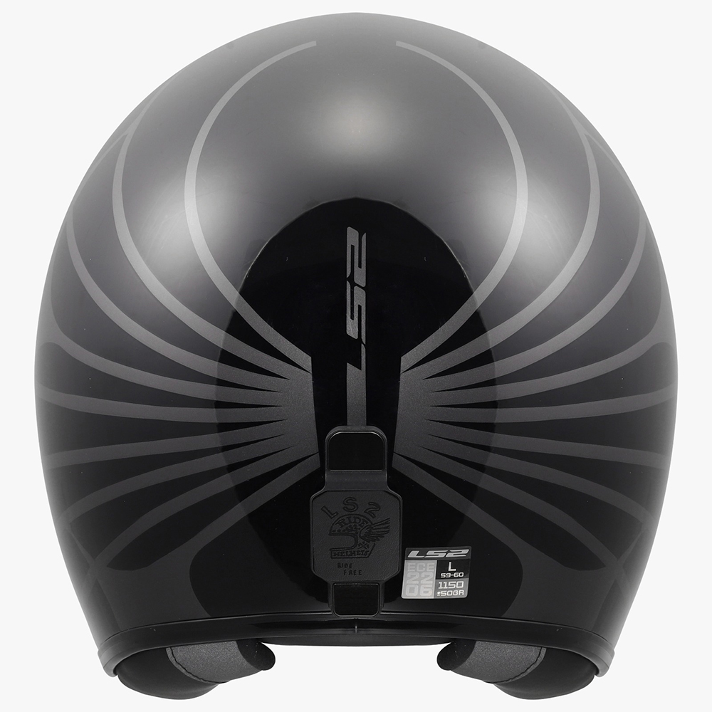 LS2 OF601 BOB II HELMET - COSMIC BLACK GREY - Image 6