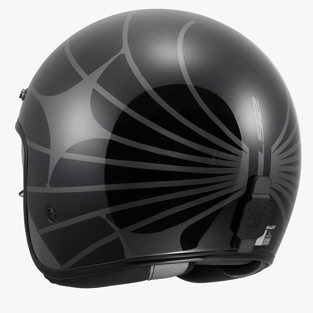 LS2 OF601 BOB II HELMET - COSMIC BLACK GREY - Image 5