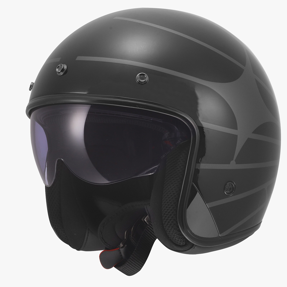 LS2 OF601 BOB II HELMET - COSMIC BLACK GREY