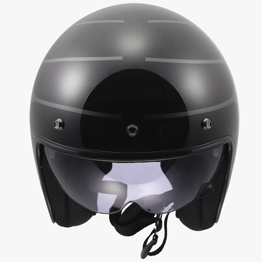LS2 OF601 BOB II HELMET - COSMIC BLACK GREY - Image 9