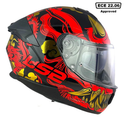 LS2 FF808 STREAM-II HELMET – DRAKO BLACK RED