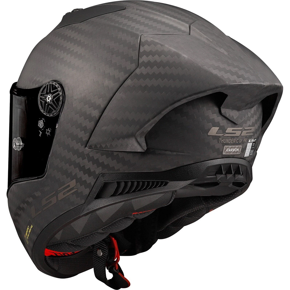 LS2 FF805 THUNDER CARBON HELMET - BLACK - Image 4