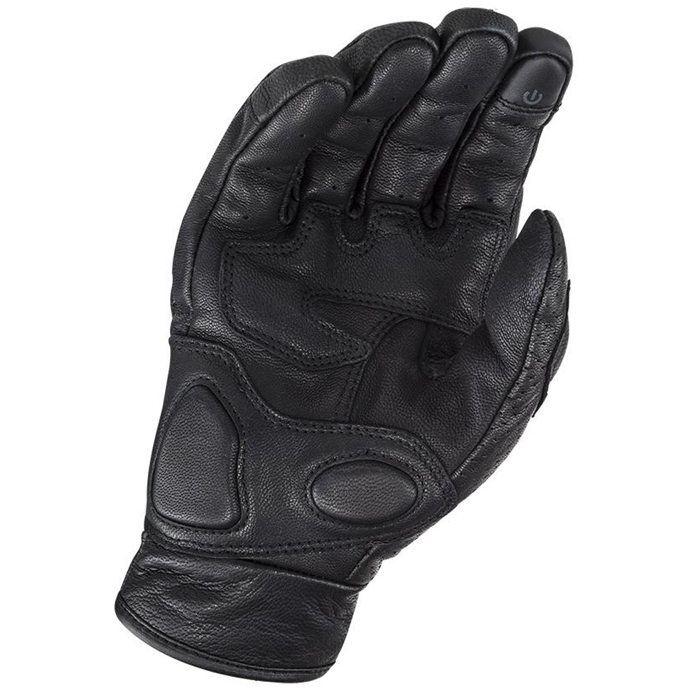 LS2 RUST MAN LEATHER GLOVES - BLACK - Image 3