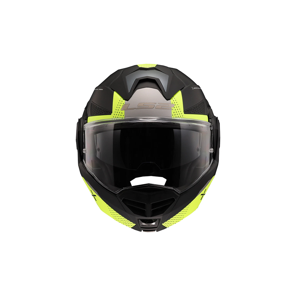 LS2 FF901 ADVANT X OBLIVION HELMET - BLACK YELLOW - Image 8
