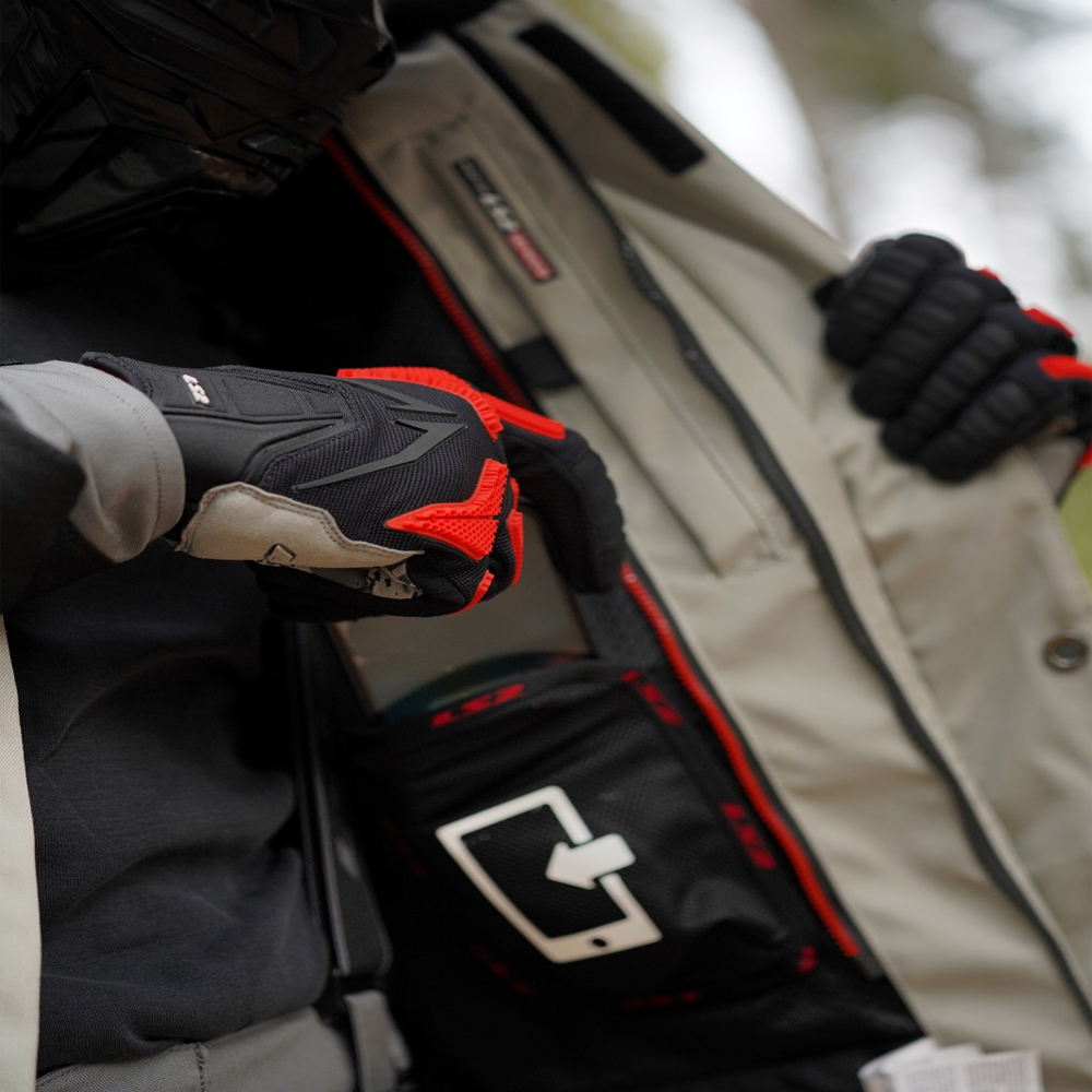 LS2 APOLLO MAN JACKET - GREY BLACK RED - Image 25