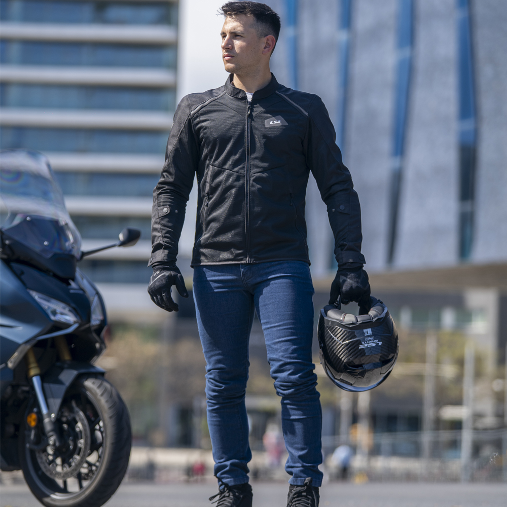 LS2 STONE MAN JEANS - BLACK - Image 9