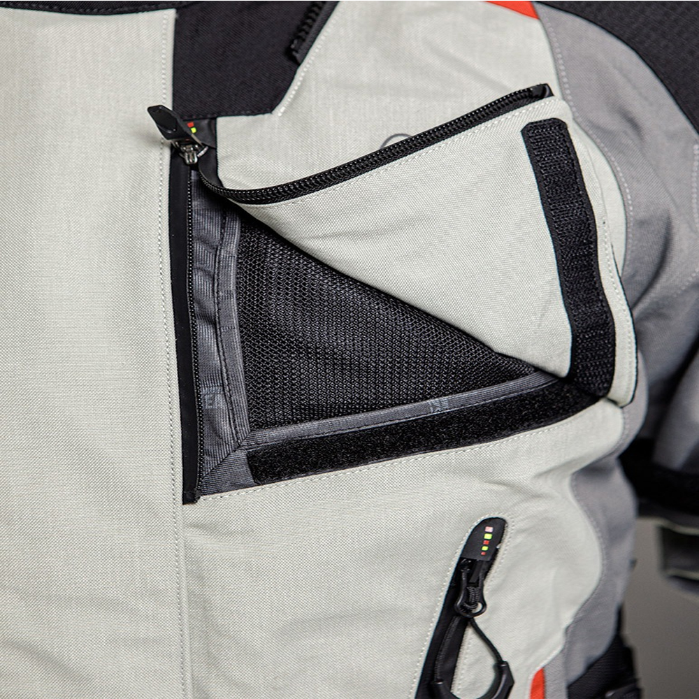 LS2 APOLLO MAN JACKET - GREY BLACK RED - Image 3