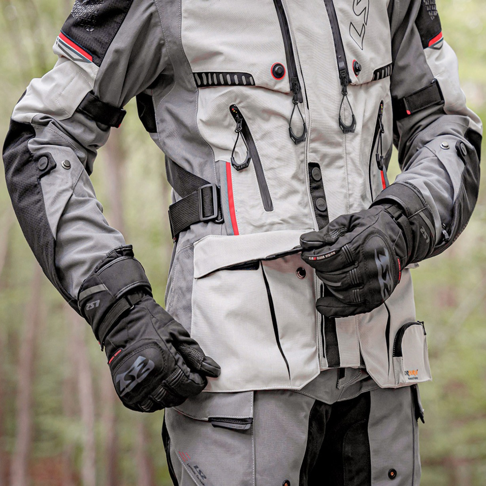 LS2 APOLLO MAN JACKET - GREY BLACK RED - Image 20