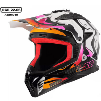 LS2 MX708 FAST II HELMET – WASH WHITE