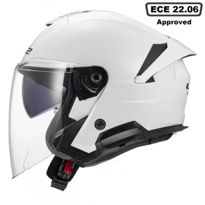 LS2 OF618 VERSO II HELMET – GLOSS WHITE
