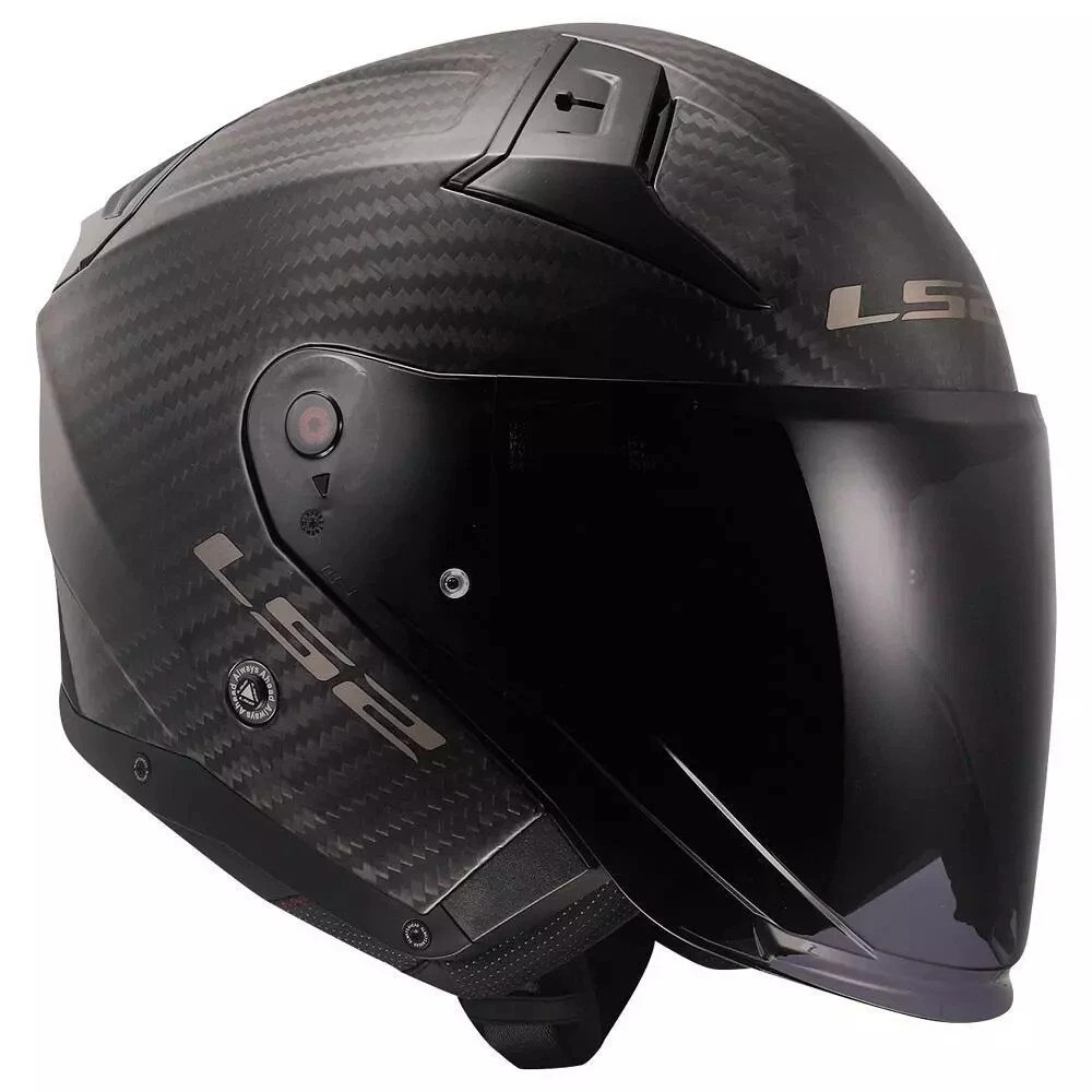 LS2 OF603 INFINITY II HELMET - GLOSS CARBON - Image 5
