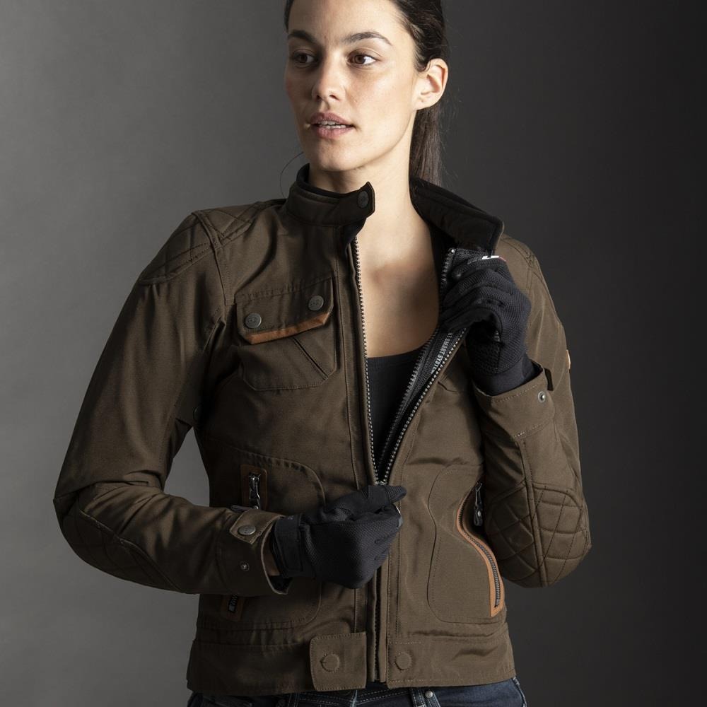LS2 BULLET LADY JACKET - BROWN - Image 3