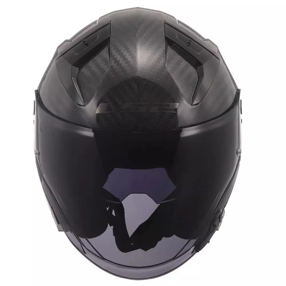 LS2 OF603 INFINITY II HELMET - GLOSS CARBON - Image 6