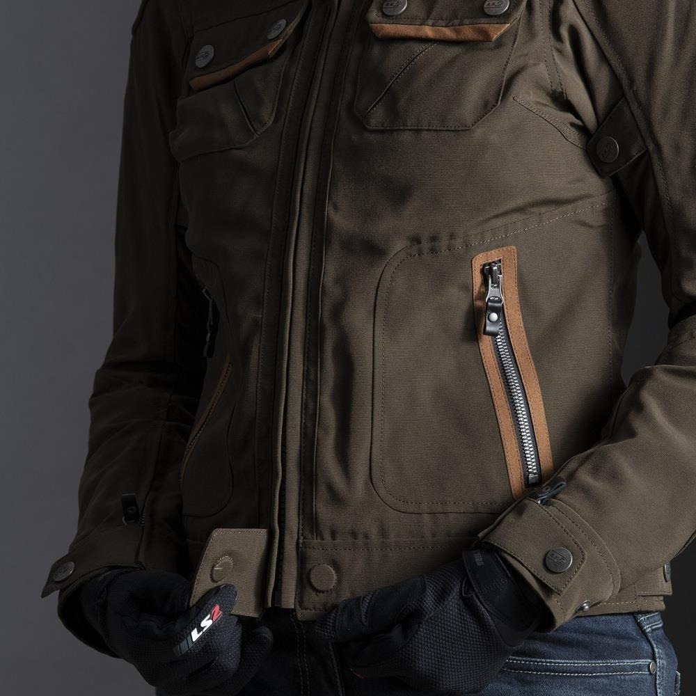 LS2 BULLET LADY JACKET - BROWN - Image 7