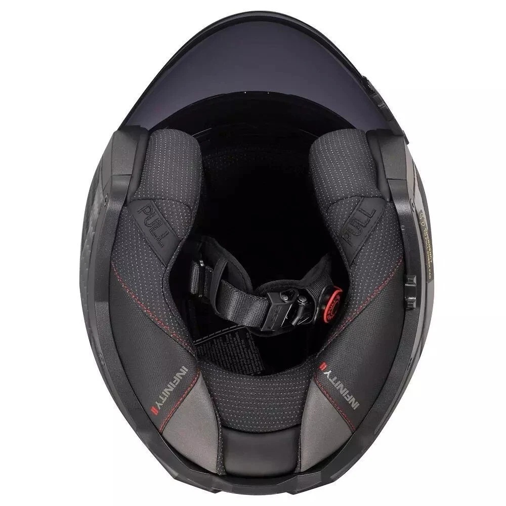 LS2 OF603 INFINITY II HELMET - GLOSS CARBON - Image 7