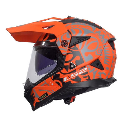 LS2 MX702 PIONEER II HELMET – RANGI ORANGE