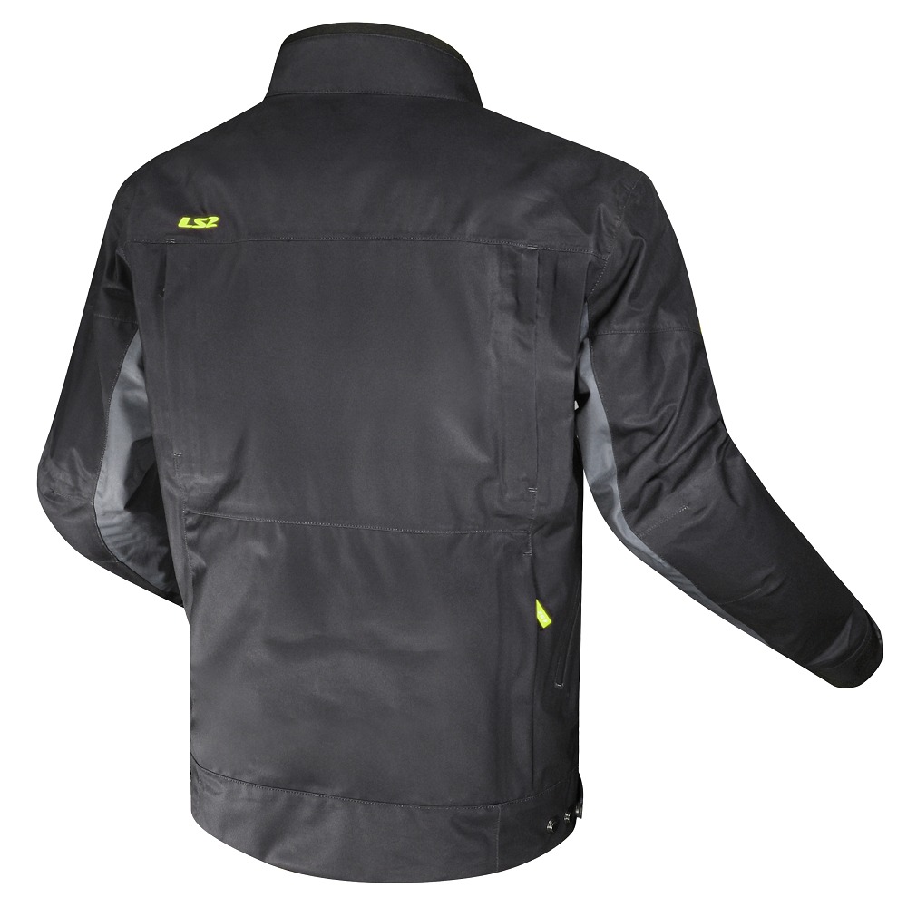 LS2 TITANIUM MAN JACKET - BLACK YELLOW - Image 2