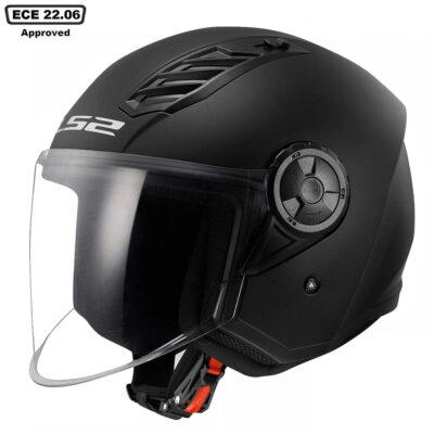 LS2 OF616 AIRFLOW II HELMET – GLOSS BLACK