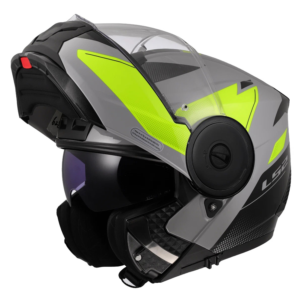 LS2 FF902 SCOPE II HELMET - DURIA GREY YELLOW - Image 7