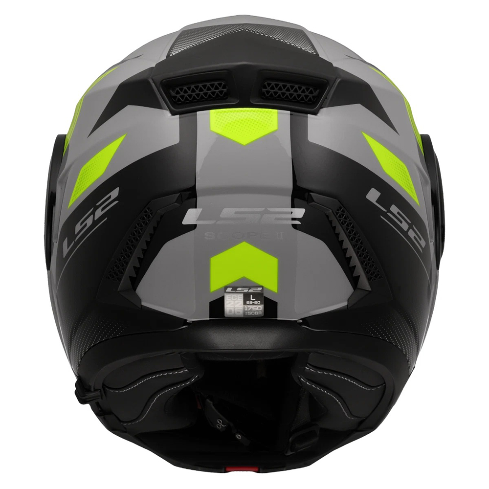 LS2 FF902 SCOPE II HELMET - DURIA GREY YELLOW - Image 11