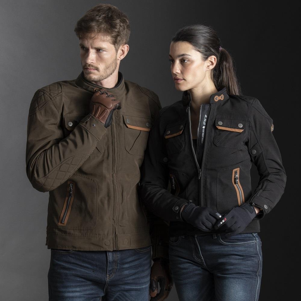 LS2 BULLET MAN JACKET - BROWN - Image 8