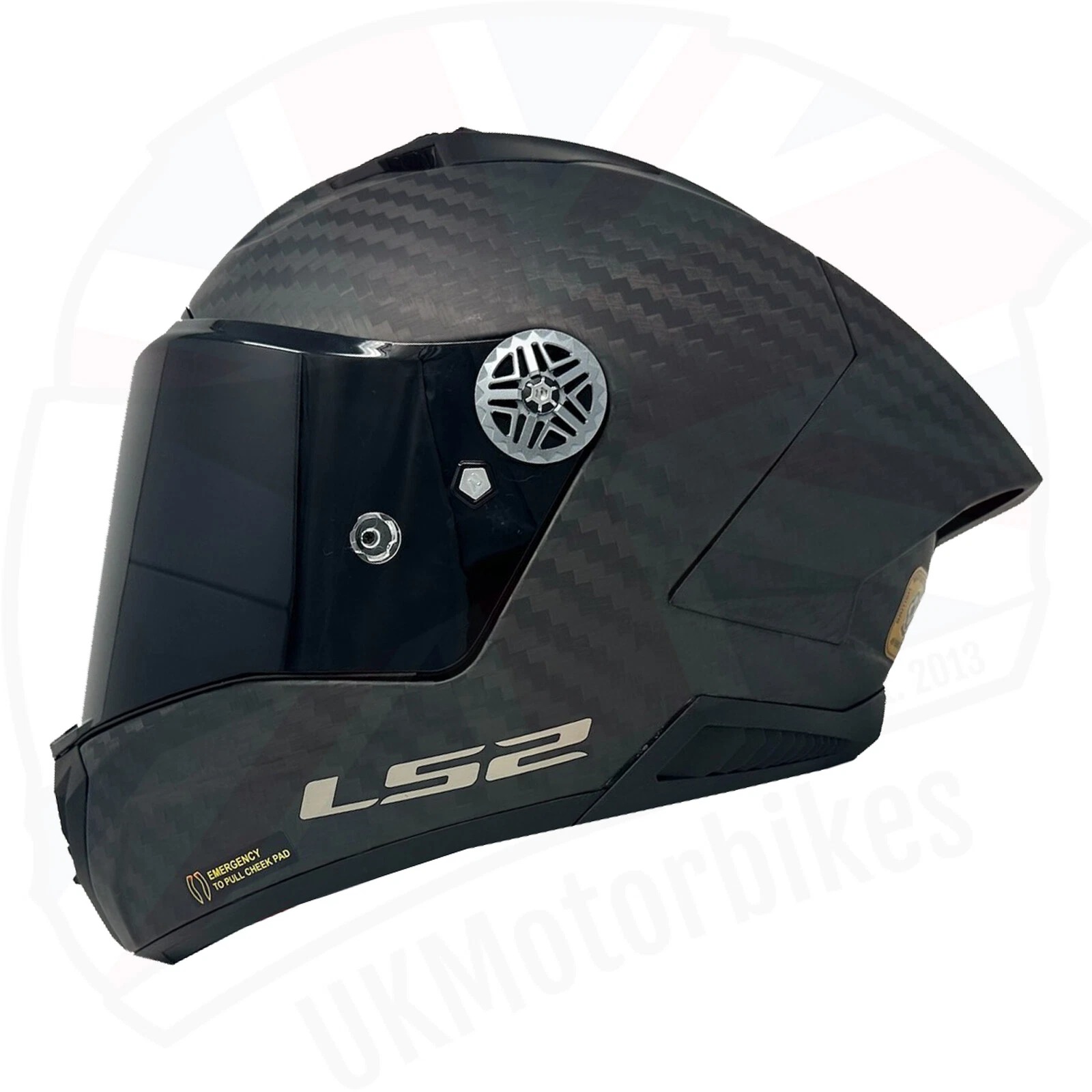 LS2 FF805 THUNDER CARBON HELMET - BLACK