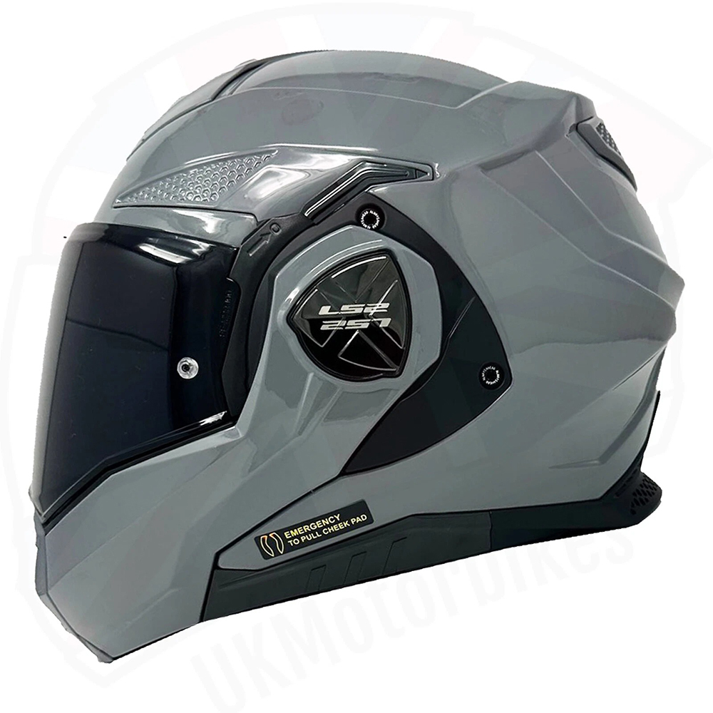 LS2 FF901 ADVANT X SOLID HELMET - NARDO GREY - Image 6