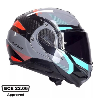 LS2 FF910 ADVANT II HELMET – TRIPLE NARDO GREY BLUE RED
