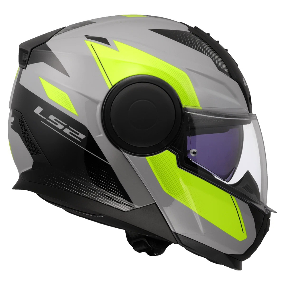 LS2 FF902 SCOPE II HELMET - DURIA GREY YELLOW - Image 3