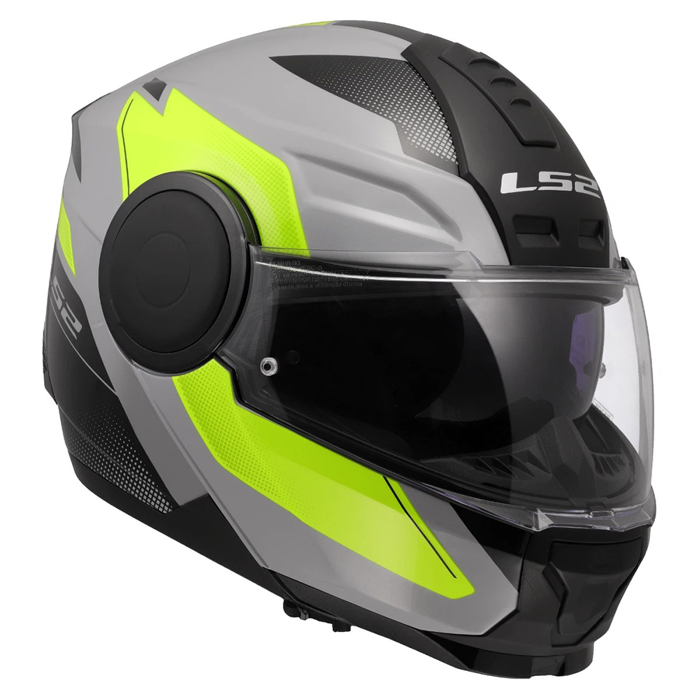 LS2 FF902 SCOPE II HELMET - DURIA GREY YELLOW - Image 4