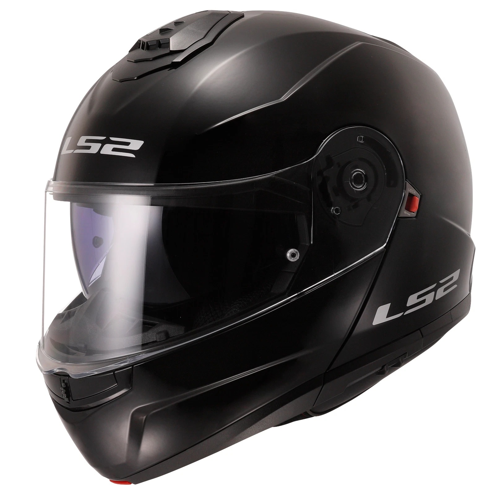 LS2 FF908 STROBE II P/J Helmet - Gloss Black - Image 6