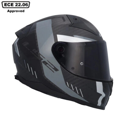 LS2 FF811 VECTOR II CARBON HELMET – MATT BLACK GREY