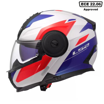 LS2 FF902 SCOPE II HELMET – DURIA WHITE BLUE RED