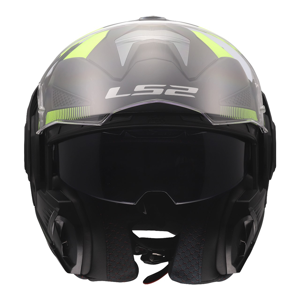 LS2 FF901 ADVANT X HELMET - NOVA BLACK H-V YELLOW - Image 15
