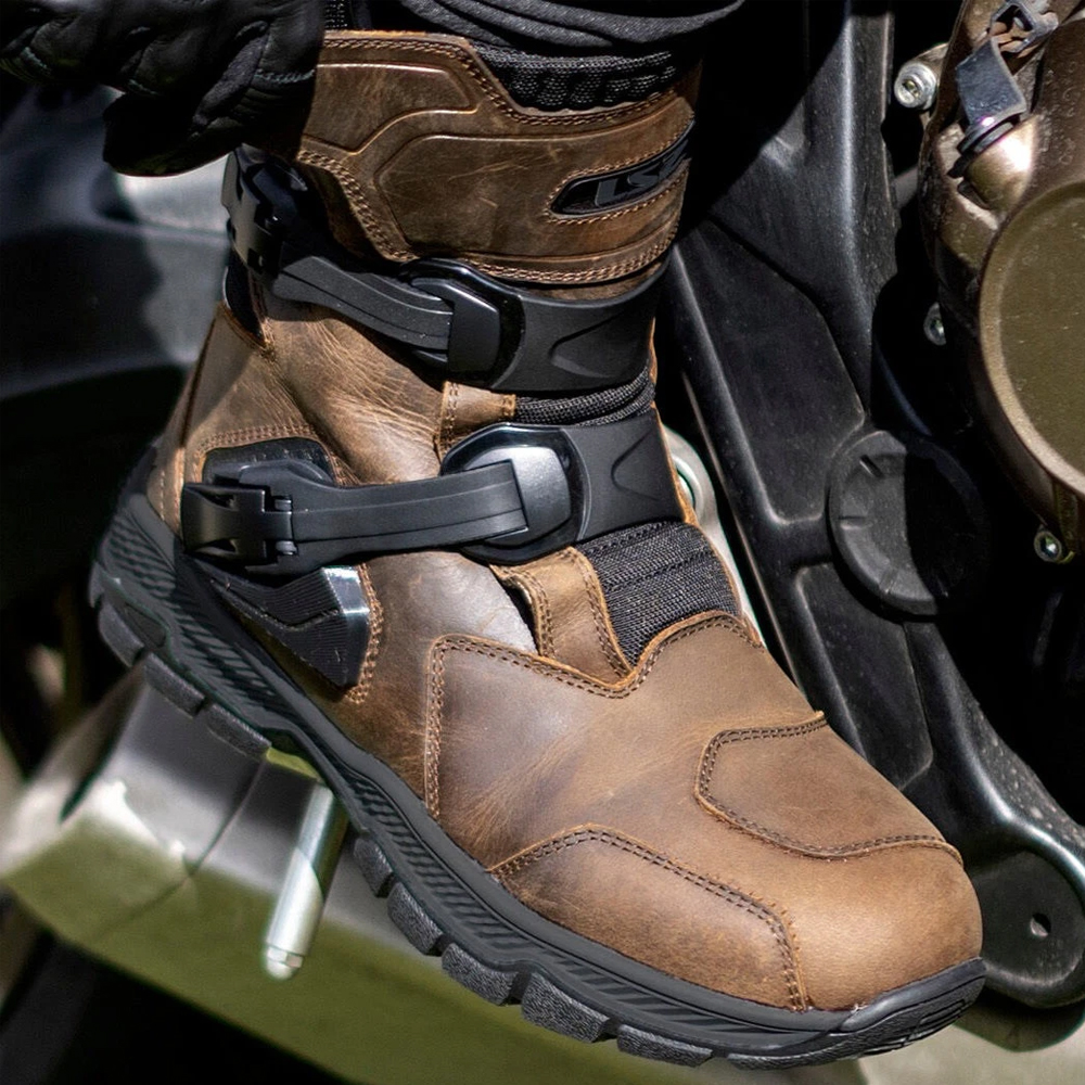 LS2 ADVENTURE MAN WP BOOTS - BROWN - Image 3