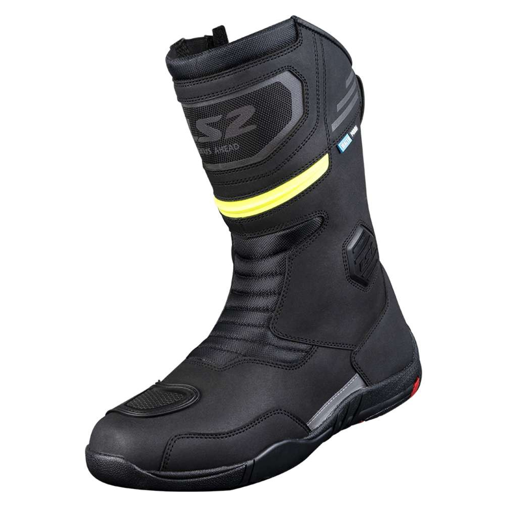 LS2 GOBY LADY BOOTS WP - BLACK H-V YELLOW