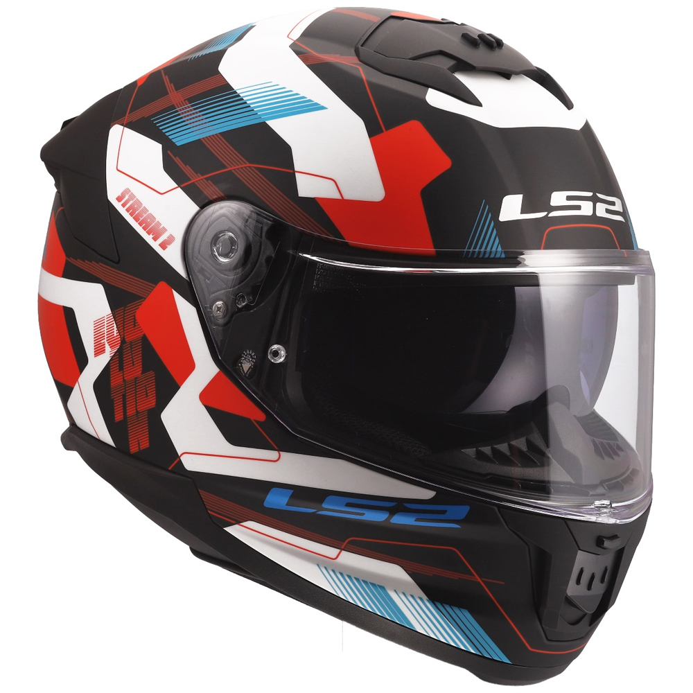 LS2 FF808 STREAM-II HELMET - MIKA WHITE BLUE RED - Image 7